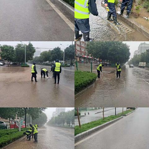 【平阴县住建局】“雨不停人不歇 ，水不退人不撤”