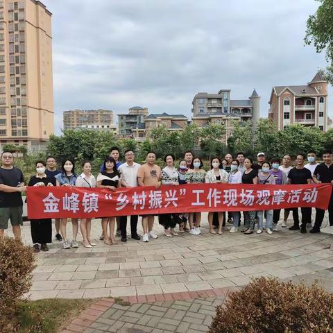 金峰镇赴漳港街道龙峰村开展乡村振兴工作现场观摩活动