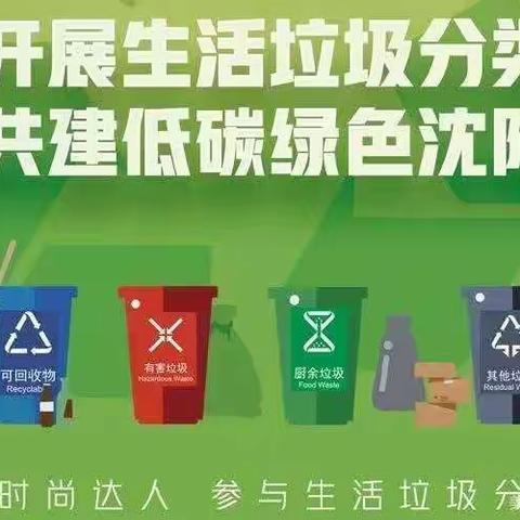 铁西区霁虹街道爱工北社区“垃圾分类”宣传活动