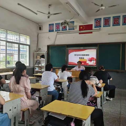 心中有“课标”，眼里有学生，脚下有方向——记杨岐乡石岭小学全体教师新课标学习活动