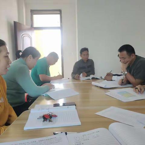 细水乡中心学校语文教研活动