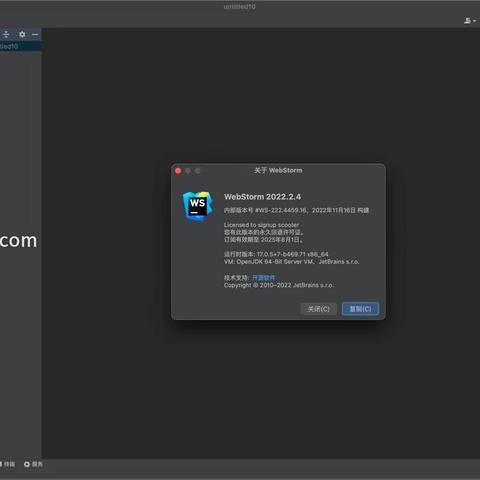 WebStorm 2022.2.4汉化版「win/mac」