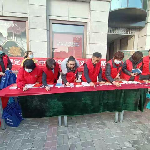 柳巷街道海东社区联合共建单位开展法制宣传日活动