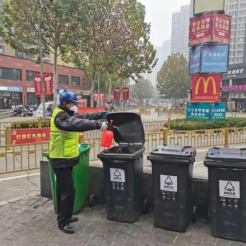 【姚家街道】办事处垃圾分类专班开展点位督导巡查