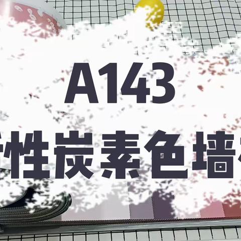 A143  活性炭素色墙布