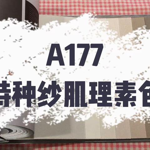 A177  特种纱肌理素色
