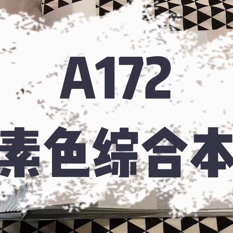 A172  素色综合本