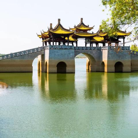 岐山湖区好风景，觅得佳影不虚行