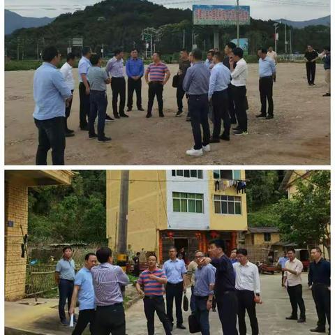 县人大常委会党组书记朱昶凯，县委常委、宣传部长乐生龙等一行就夏茂镇五一游客承载事项进行现场办公