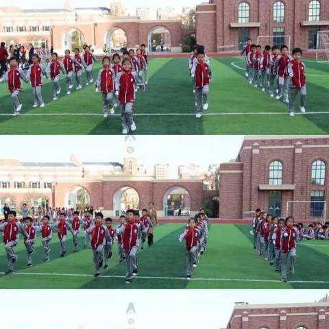 星光闪耀，律动青春——星光岛小学举行首届体育节之广播体操比赛活动