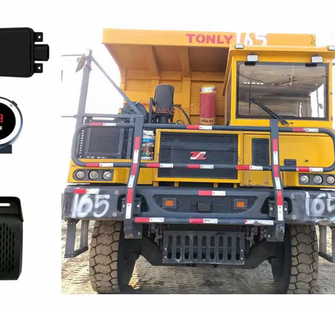 工程机械专用车辆防碰撞前向预警系统