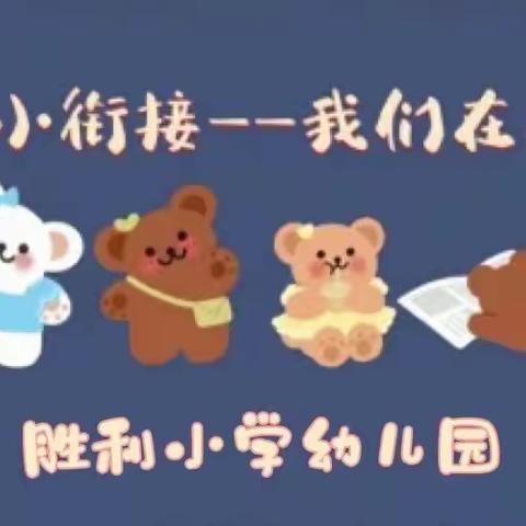 “幼小衔接，我们在行动”--胜利小学幼儿园开展“全国第十一个学前教育宣传月”活动