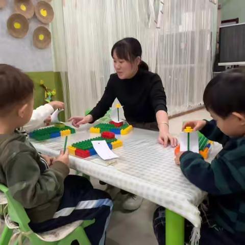 瑞儿坊幼儿园乐高课—帆船