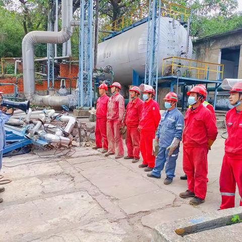 记 湖北金石三分公司余热回收系统拆除24小时连续施工