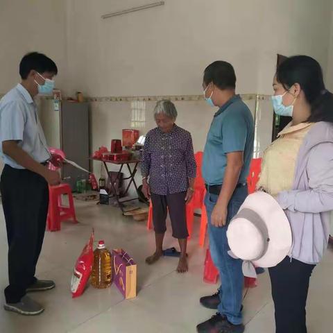 永兴镇开展2022年中秋节慰问事实无人抚养活动