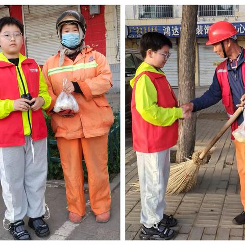 巴彦淖尔市第三小学3.1中队【大手拉小手 爱心送早餐】社会实践活动