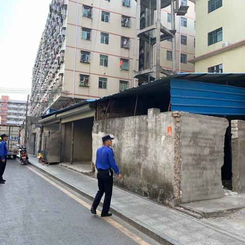 应人石基石路违章建筑治理工作简报