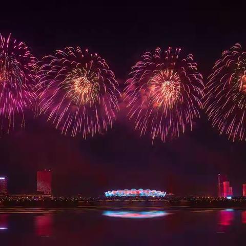 西安奥体中心2023新春烟花秀