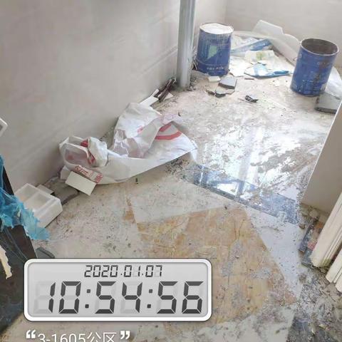 3号楼16-15垃圾及材料清理