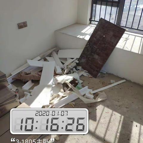 3号楼18-17垃圾及材料清理