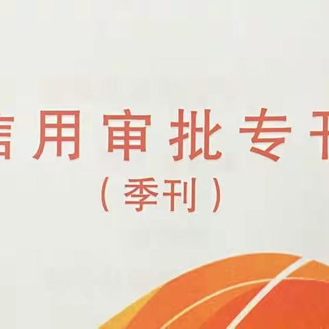 发挥新动能 探索新路径 ——宁夏区分行信用审批处创办《信用审批专刊》