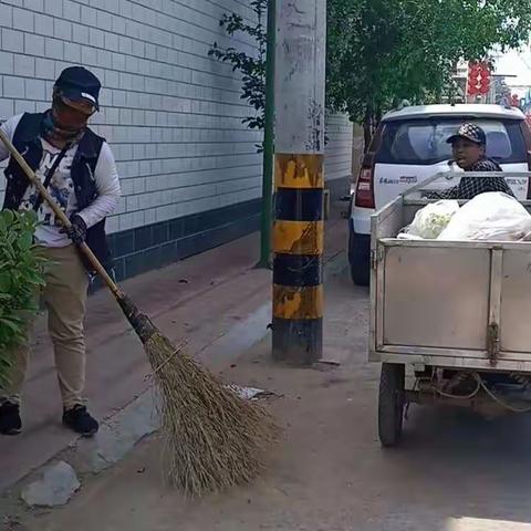 北蒙街道周家营村人居环境大清扫活动