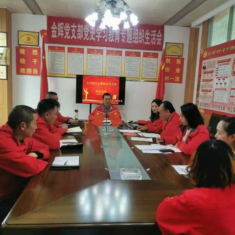 金辉党支部换届选举工作圆满完成👏