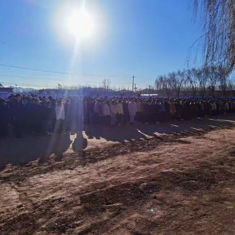 阳光•运动•健康——记郑庄中学2021年冬季长跑活动启动仪式