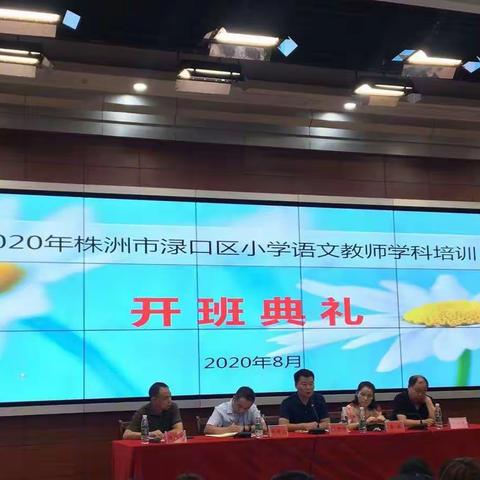 “乘教育新风，破教学陈浪”——渌口区2020年度小学语文学科培训进行时