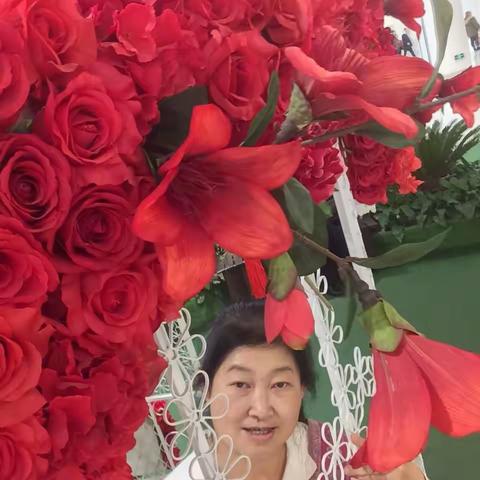 日丽风和花亦红