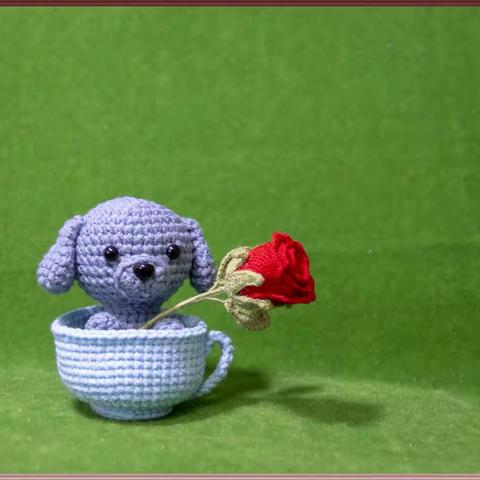 摆件——茶杯犬