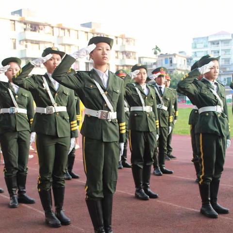 激扬青春 铸就辉煌——定安县实验中学第十届田径校运动会开幕式