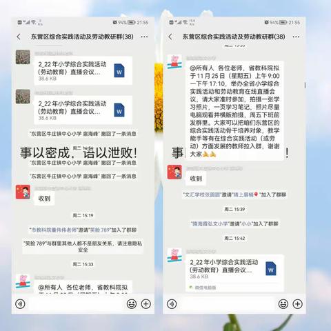 专家引领 砥砺前行——记东营区综合实践活动（劳动教育）在线培训学习