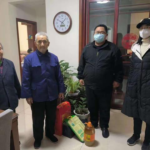 水园社区开展“春节前夕送温暖，走访慰问老党员”活动