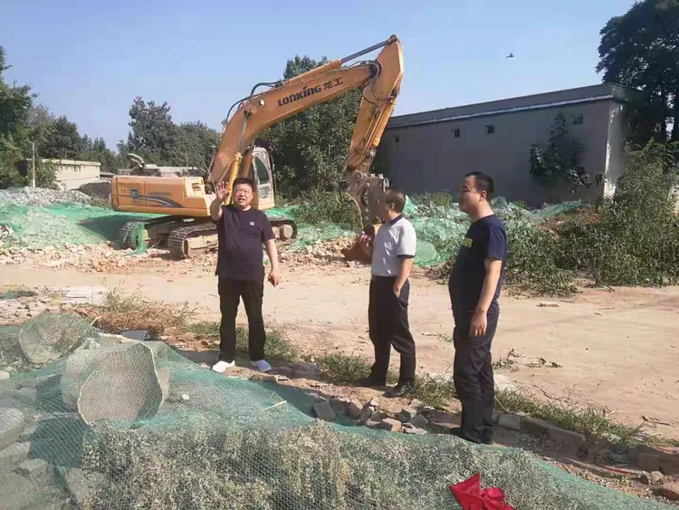 南和县政府副县长王志强现场调研大气污染治理工作