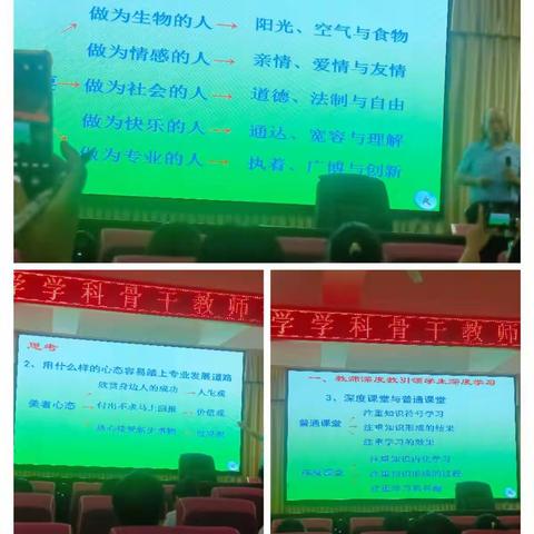 深度教学，无穷的榜样力量          2022年度骨干学科教师培训研修