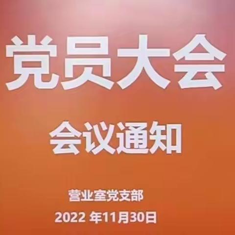 格尔木支行营业室党支部召开党员大会