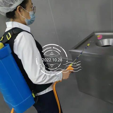 长春一汽餐厅通风消毒，员工测温记录