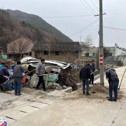 冬季人居环境整治 沙坝村在行动