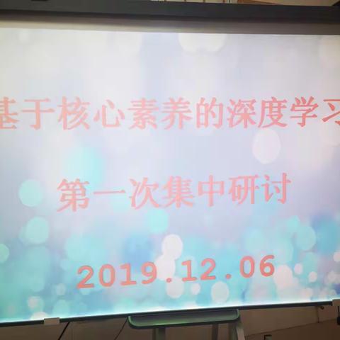 找准问题再出发——记德润学校第一次基于核心素养的深度学习的集中研讨