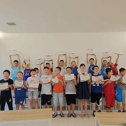 谦语教育书法班暑假课程总结