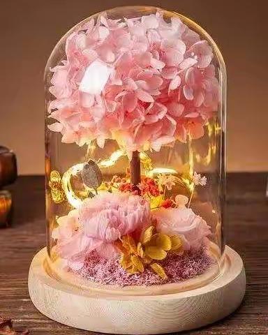 我为祖国献花——永生花摆台制作