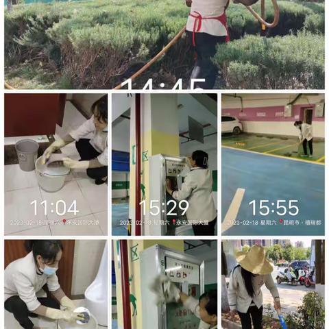 永安国际物业服务中心2023年3月份第三周工作汇报