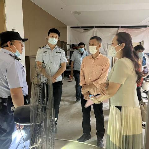 【平安北下关】护航二十大｜北下关街道开展民工宿舍消防安全联合夜查