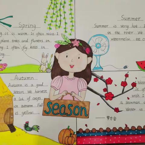 5.3班Seasons 小报