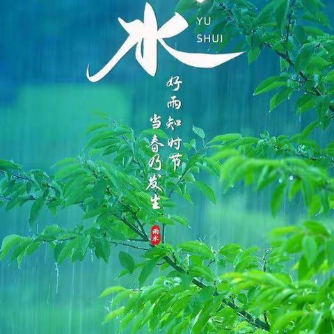 【二十四节气之大雨】雨水至，春耕始，万物生。冷水江市第一小学五九班