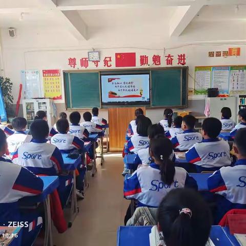 开鲁县小街基中学全体师生观看“同上一堂思政课”活动总结