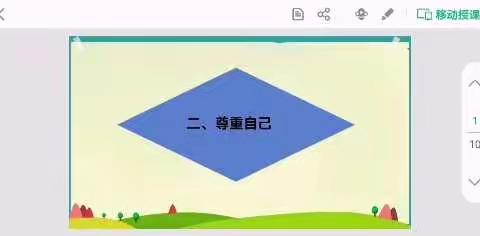 六年级——道德与法治《尊重自己》