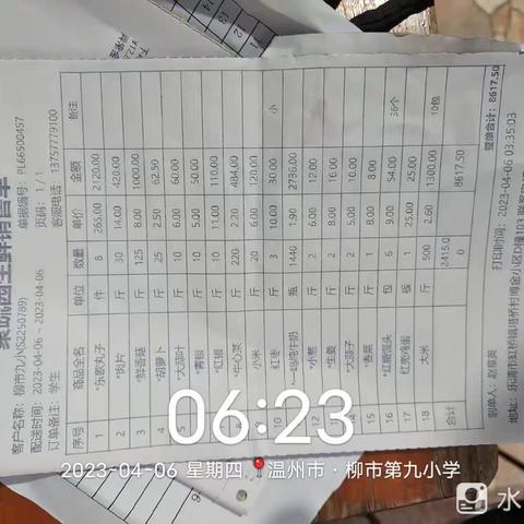 柳市第九小学4.6日常工作