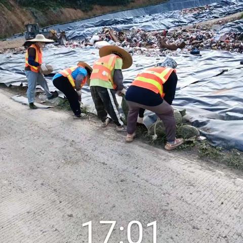 填埋场9月14日工作日报